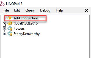 Add Entity Framework Connection Add Entity Framework Connection