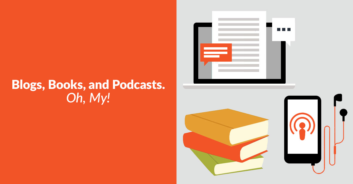 Blogs Books Podcasts Banner Blogs Books Podcasts Banner