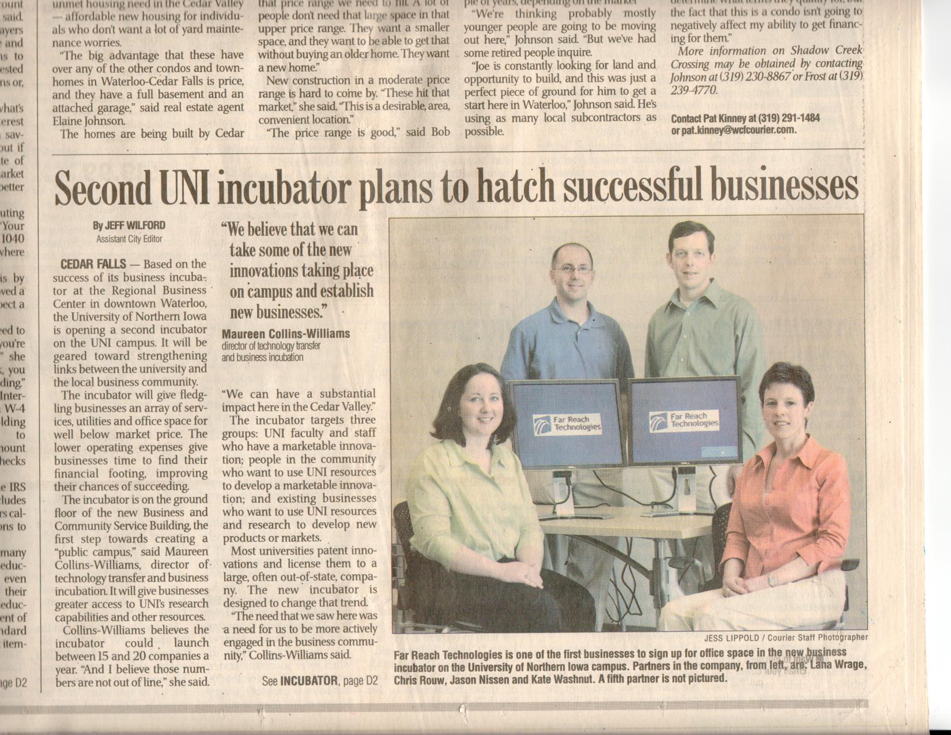 Second UNI Incubator Plans To Hatch Successful Businesses Second UNI Incubator Plans To Hatch Successful Businesses