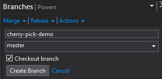 Create Branch Create Branch