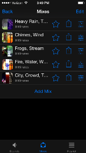 Combining Sounds on White Noise App Combining Sounds on White Noise App