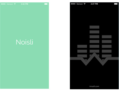 Noisli and White Noise Mobile Apps