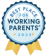 Best Place for Working Parents Badge 2023