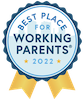 Best Place for Working Parents badge