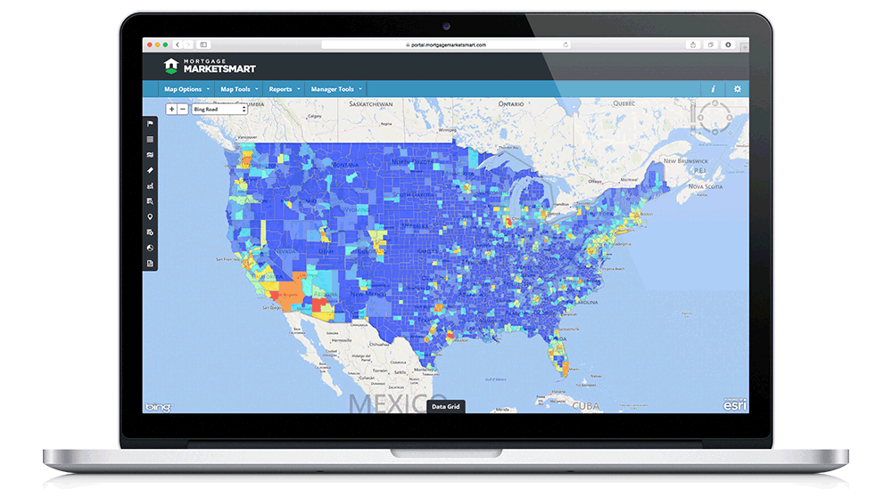 map based data visualization