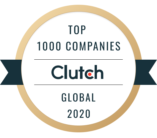 Top 1000 Companies Clutch Global 2020 Logo